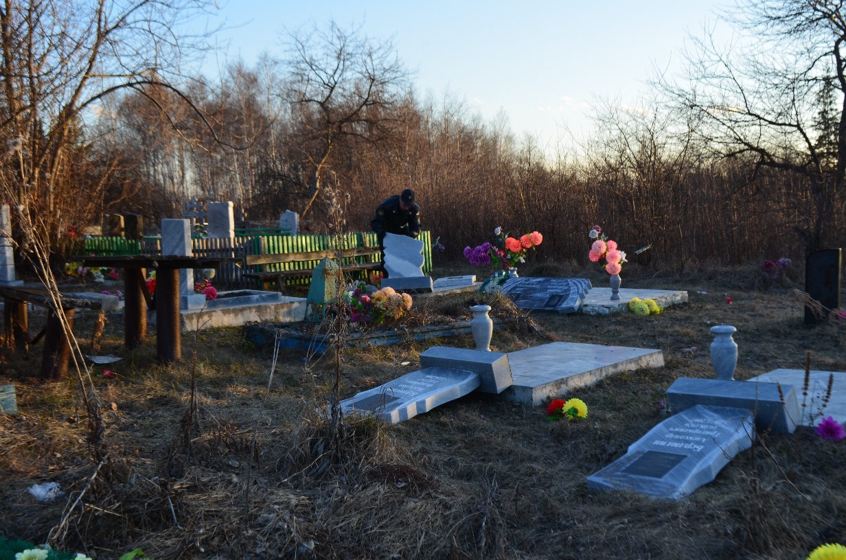 Двое детей устроили погром на кладбище в ирбитской деревне - Фото 2