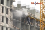В Екатеринбурге горел строящийся дом