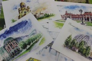В почтовых отделениях Екатеринбурга продают уникальные открытки с достопримечательностями города