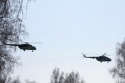 Военные летчики и спасатели заняли позиции по траектории старта «Союза ТМА-19М»