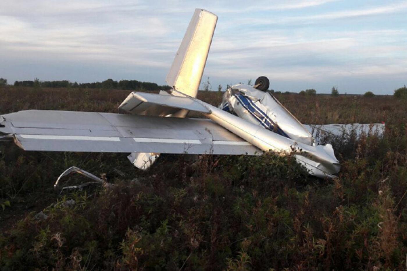 В Туринской Слободе разбился мотопланер. Пилот погиб - Фото 1