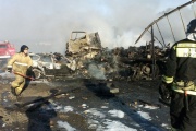 На Тюменском тракте в горящей легковушке погибли двое взрослых и ребенок
