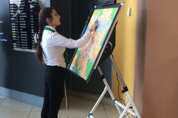 К ЧМ-2018 в Кольцово установили интерактивную звуковую карту для слепых туристов - Фото 1