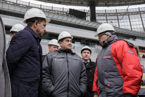 «Есть полная уверенность, что стадион будет сдан в срок». Левитин проинспектировал «Екатеринбург-Арену» - Фото 1