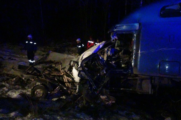 На Московском тракте в столкновении двух грузовиков погибли три человека - Фото 1