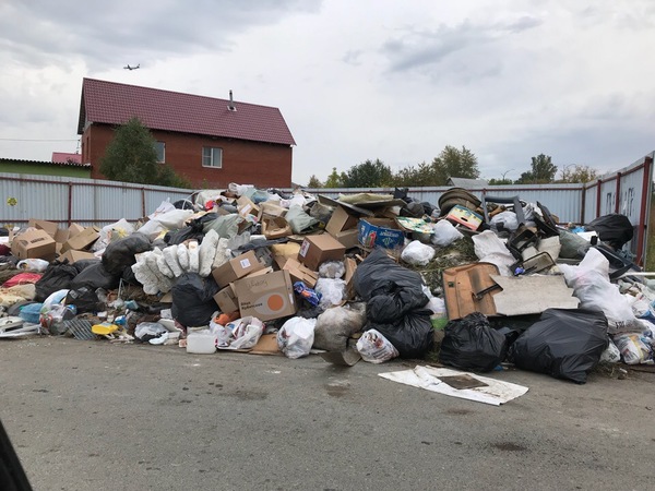 После обращения JustMedia.ru чиновники попросили компанию по вывозу мусора убрать гигантскую свалку в частном секторе - Фото 1