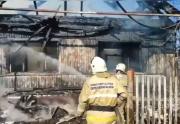 В Свердловском селе при пожаре погибли три человека