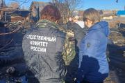 В Свердловской области по факту гибели трех человек при пожаре возбуждено уголовное дело
