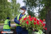 В Екатеринбурге цветники займут площадь 60 тысяч кв. метров