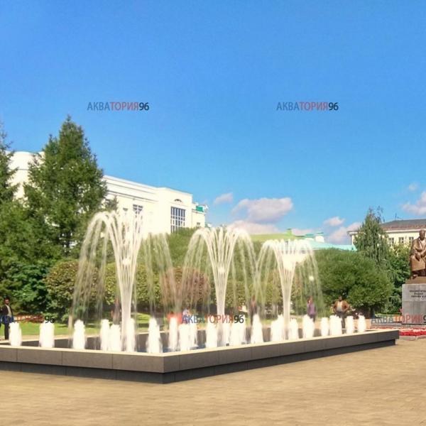 Екатеринбуржцам показали, каким будет новый фонтан в сквере Попова - Фото 2