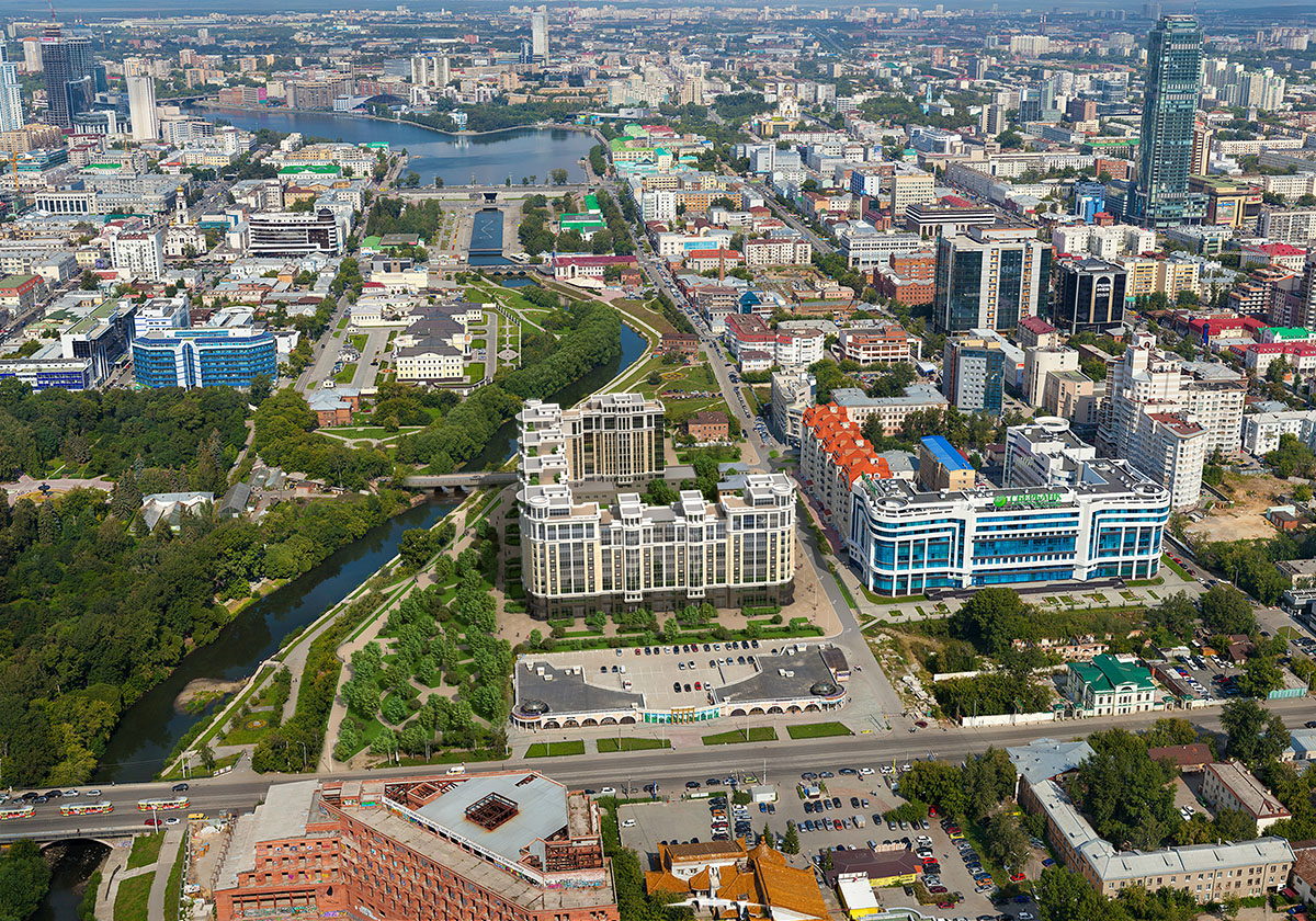Гигапиксельная панорама Екатеринбурга 2020