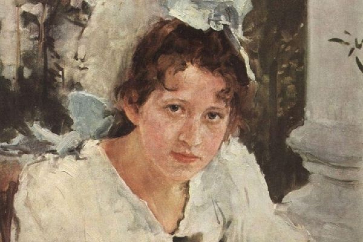 Серов портрет Прасковьи Мамонтовой