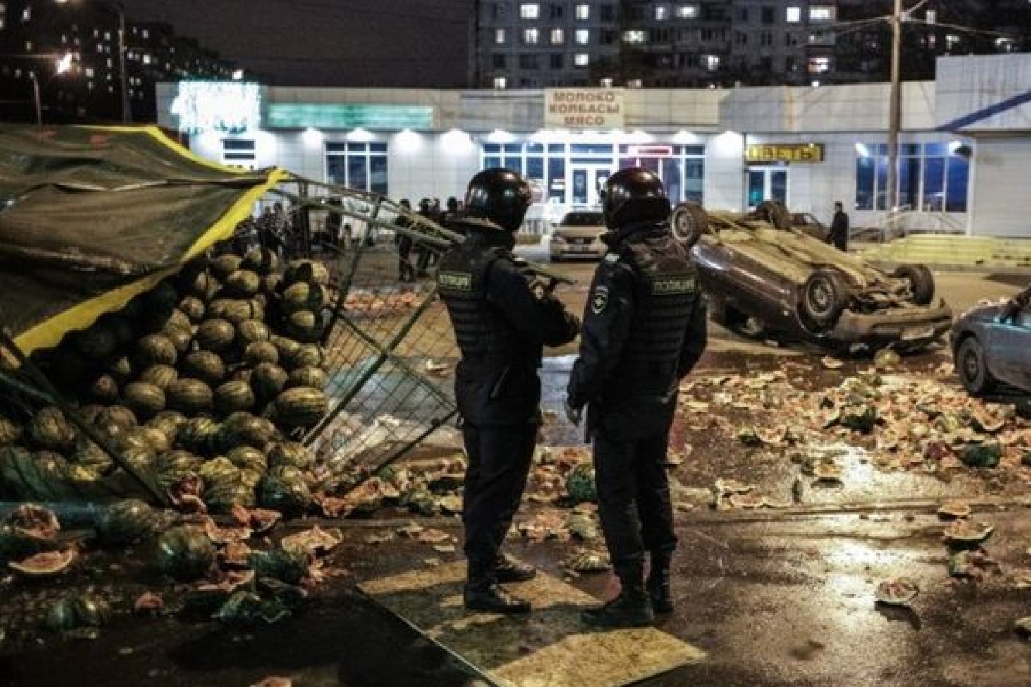 Штурм овощной базы в бирюлево