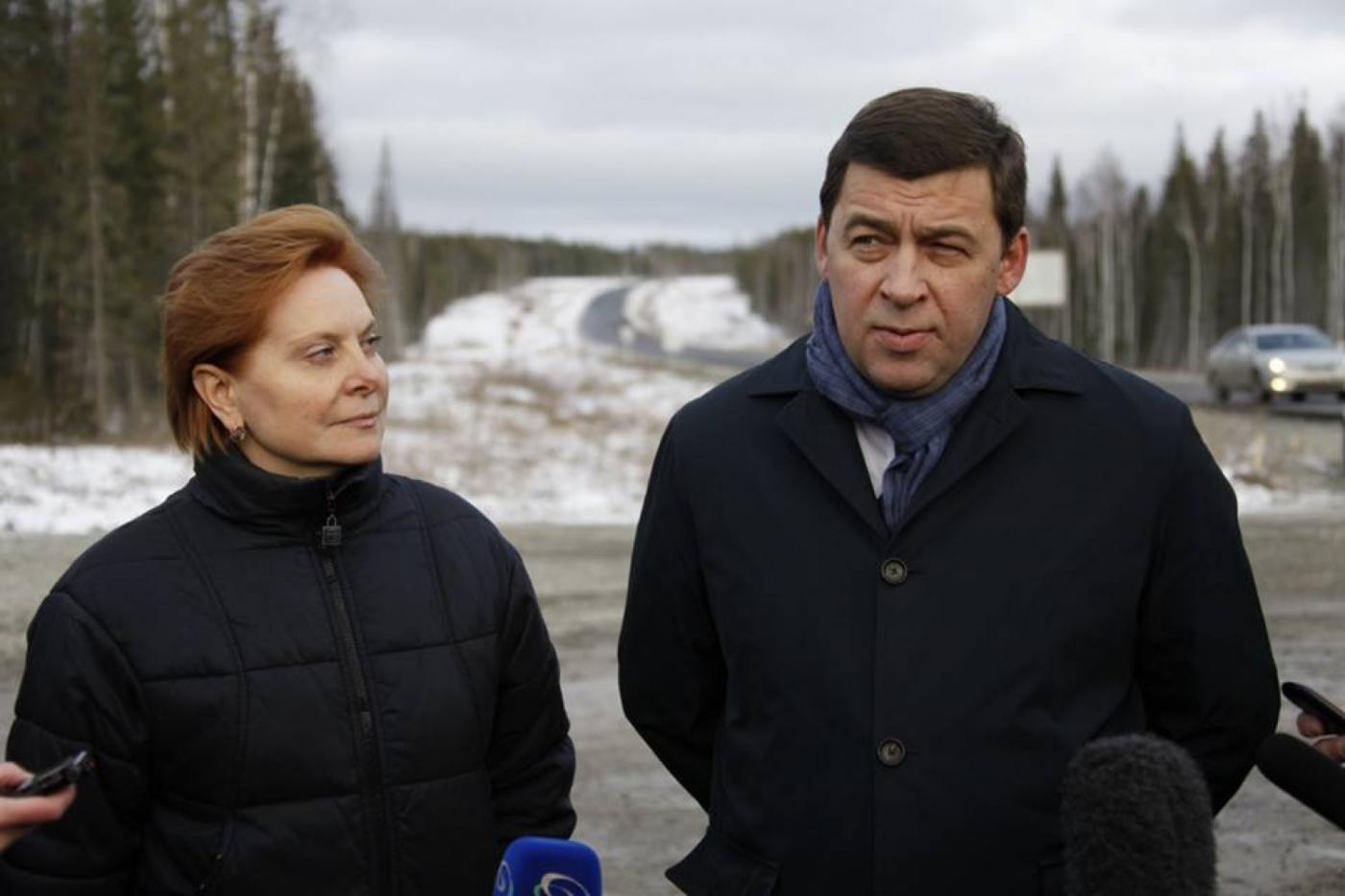 Куйвашев резал ленточку на недостроенной дороге Ивдель – Ханты-Мансийск - Фото 1