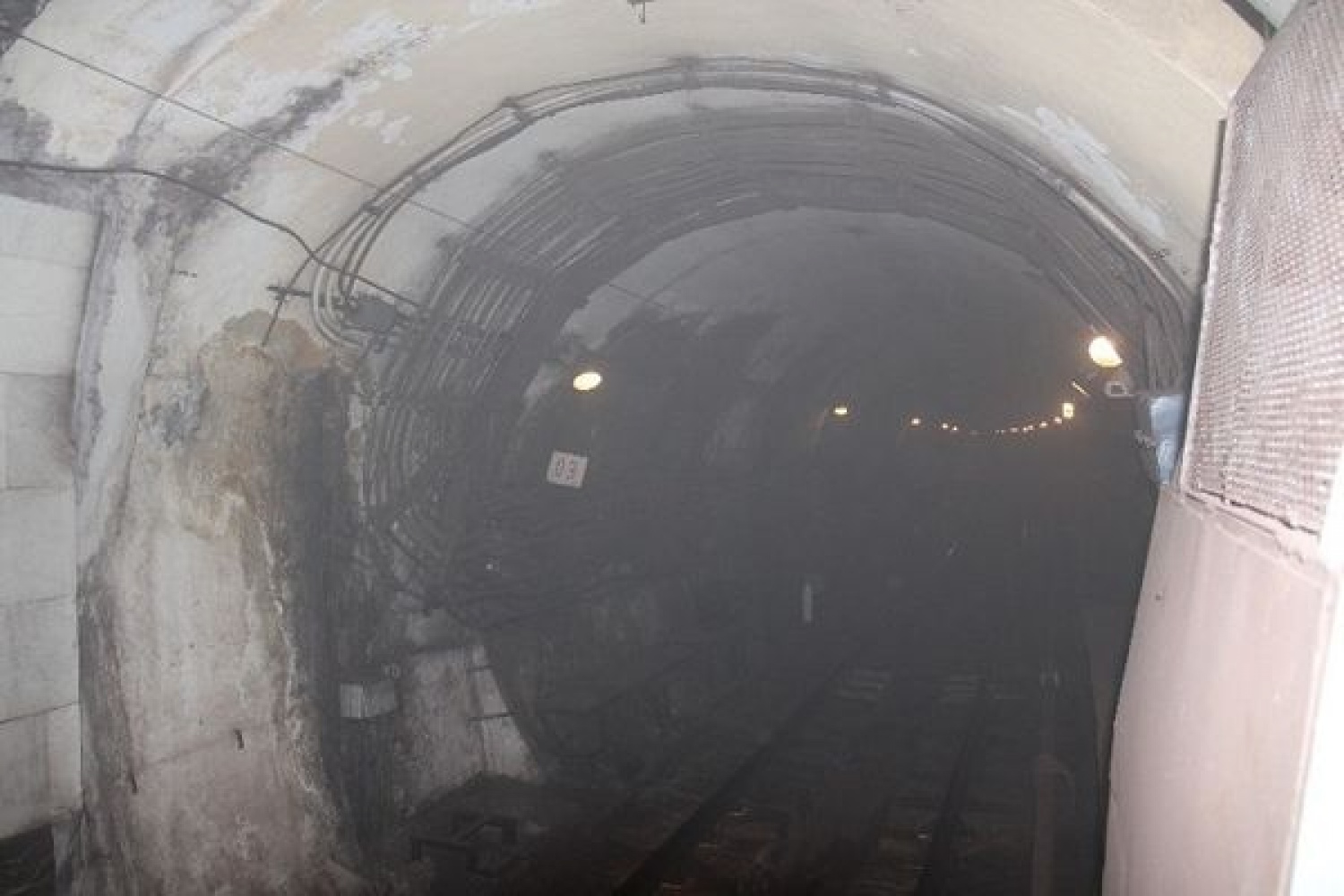 Пожар в тоннеле метро