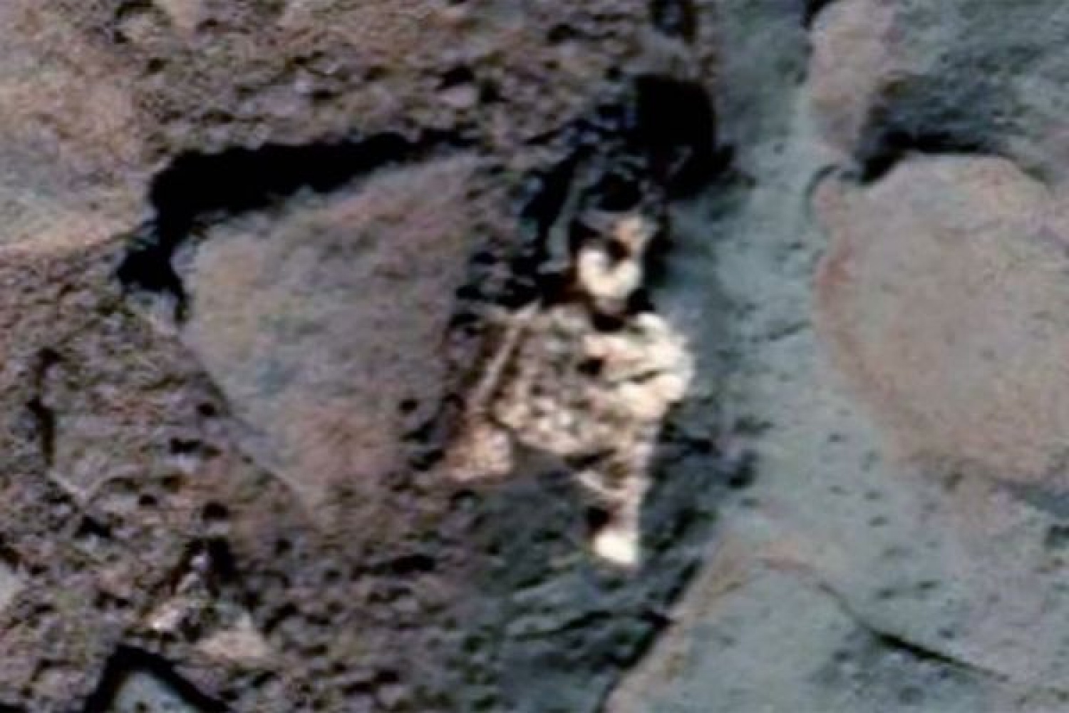 Снимки неопознанных объектов на Марсе