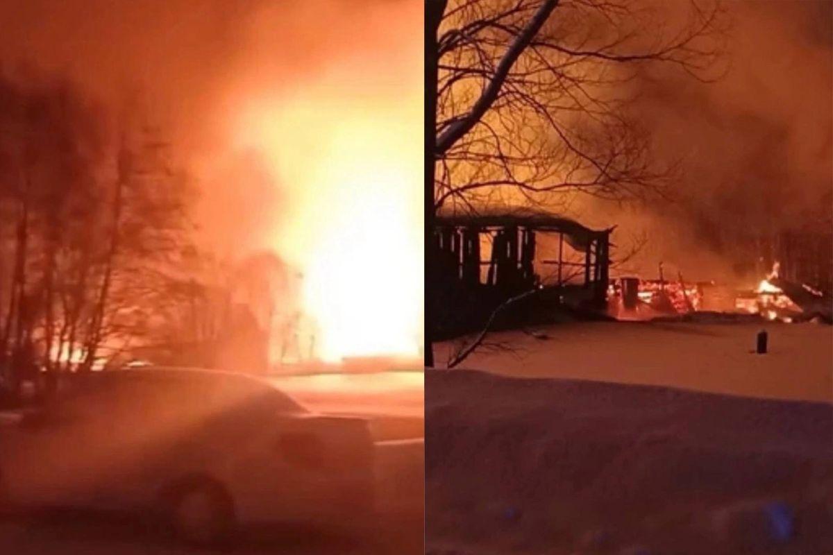 Причиной мощного пожара на газопроводе в Пермском крае стала подвижка грунта - Фото 1