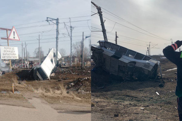 Поезд снес рейсовый автобус в Ярославской области. Погибли семь человек - Фото 1