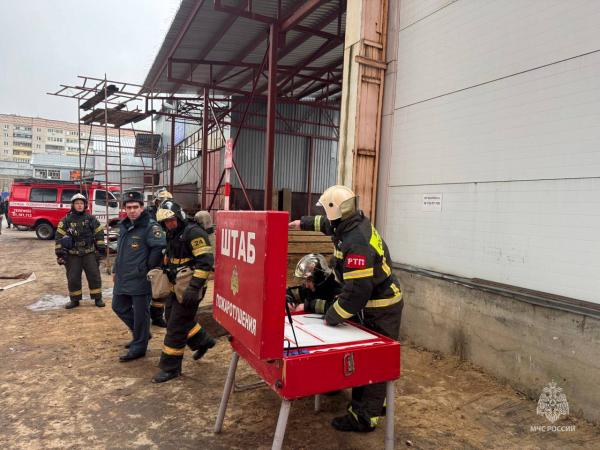  В Подмосковье огнеборцы локализовали пожар в мебельном цехе площадью 4200 кв. метров - Фото 5